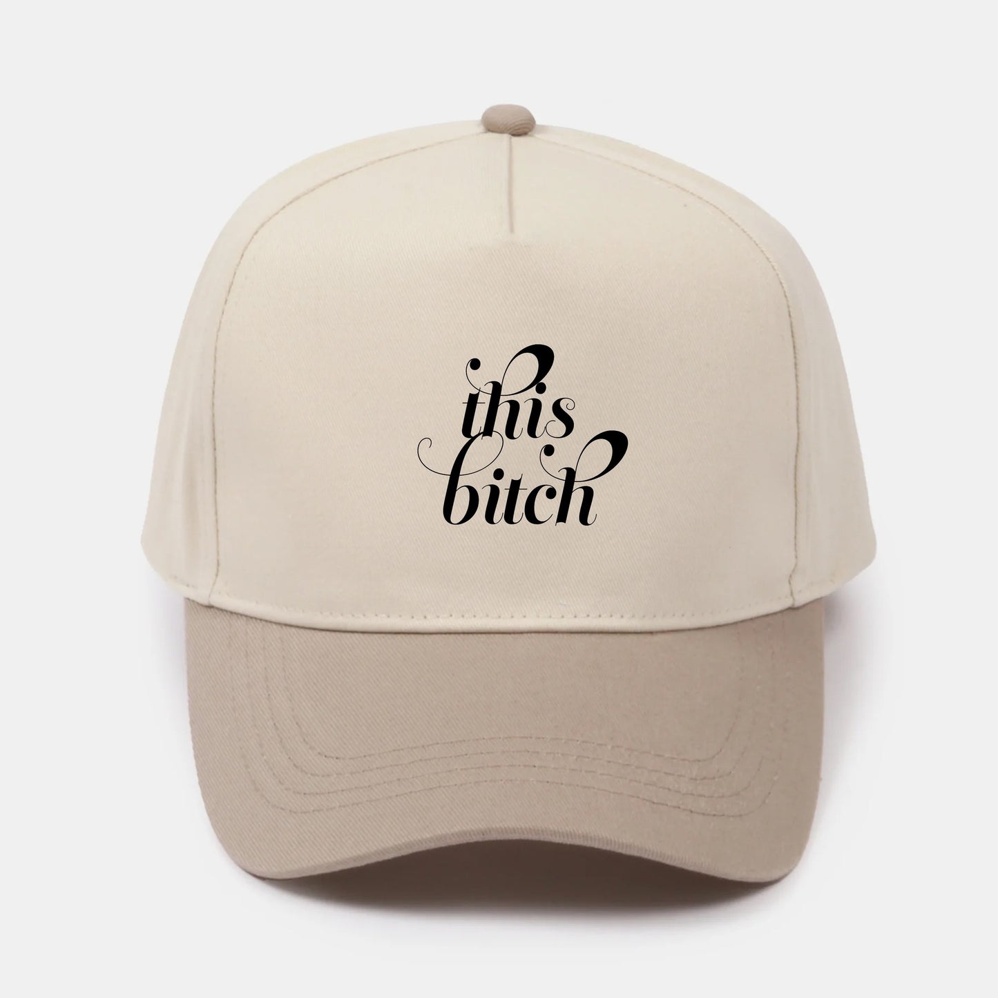 Two-Tone 5 Panel Baseball Cap