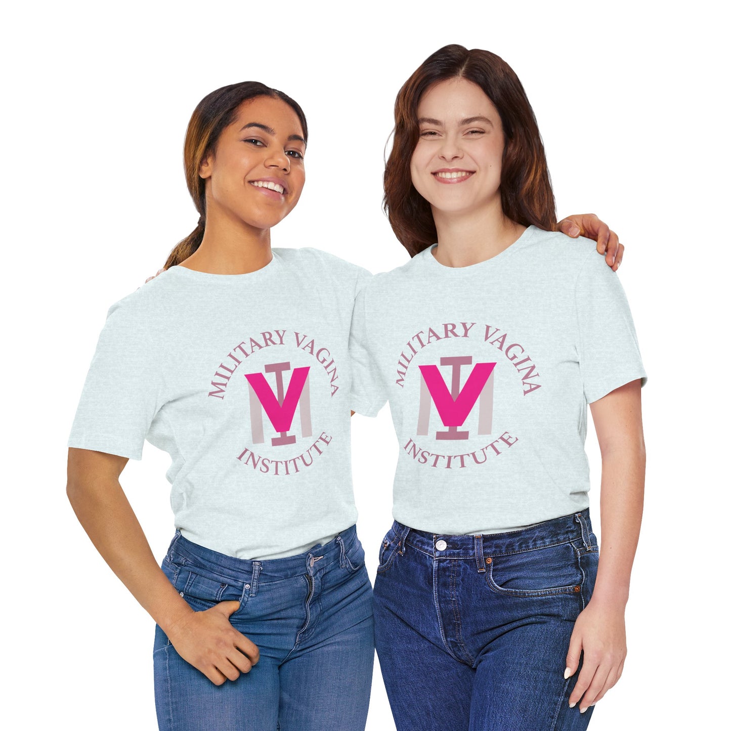Military Vagina Institute Graphic Tee – Feminist Military-Inspired Shirt
