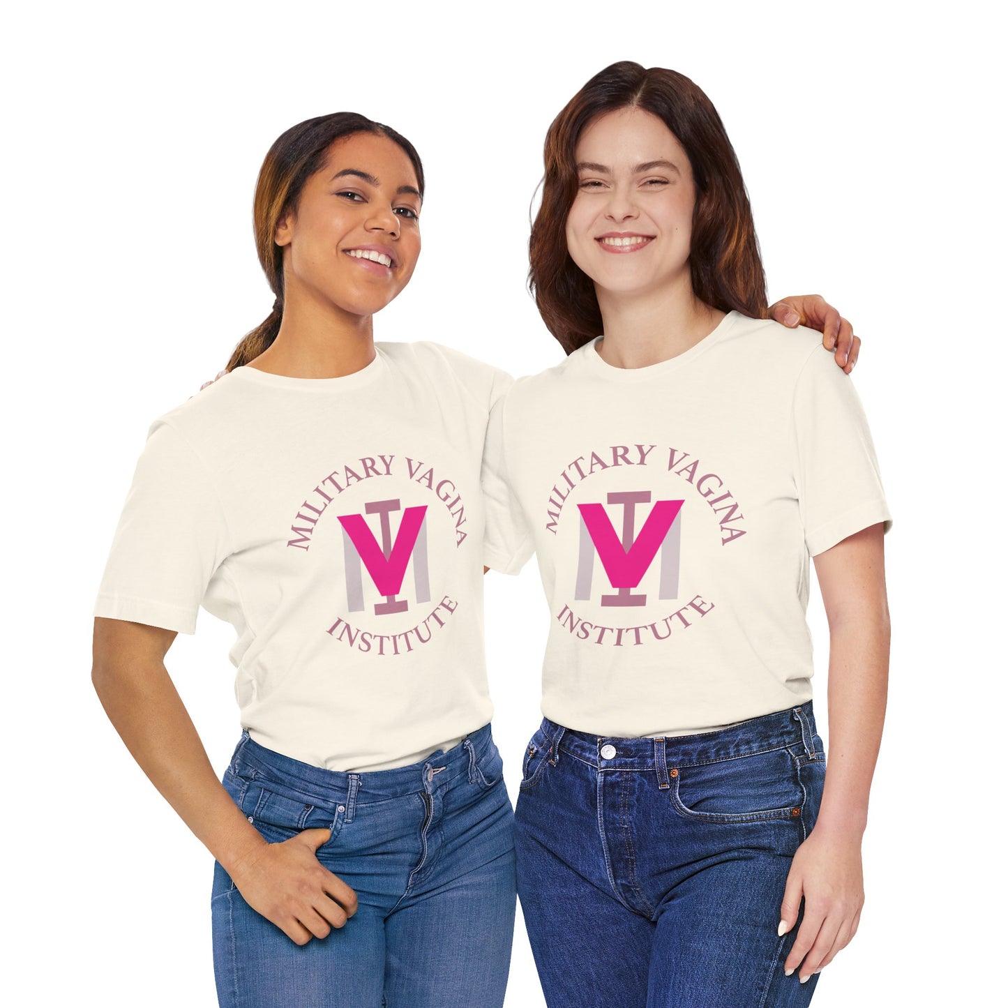 Military Vagina Institute Graphic Tee – Feminist Military-Inspired Shirt