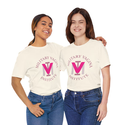 Military Vagina Institute Graphic Tee – Feminist Military-Inspired Shirt