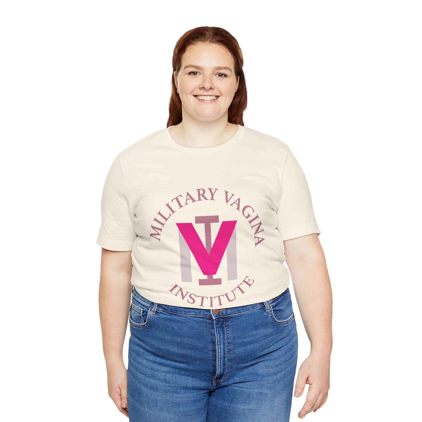Military Vagina Institute Graphic Tee – Feminist Military-Inspired Shirt