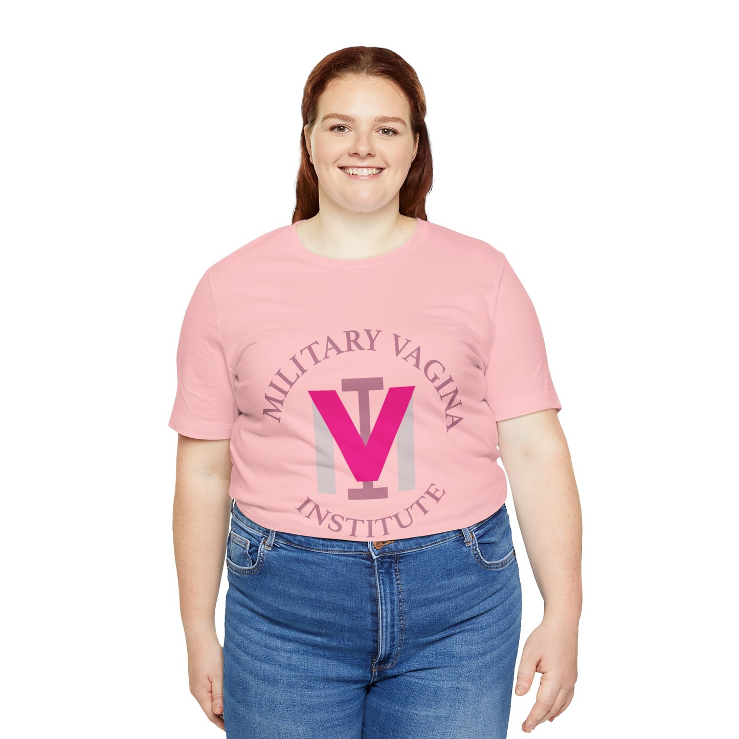 Military Vagina Institute Graphic Tee – Feminist Military-Inspired Shirt
