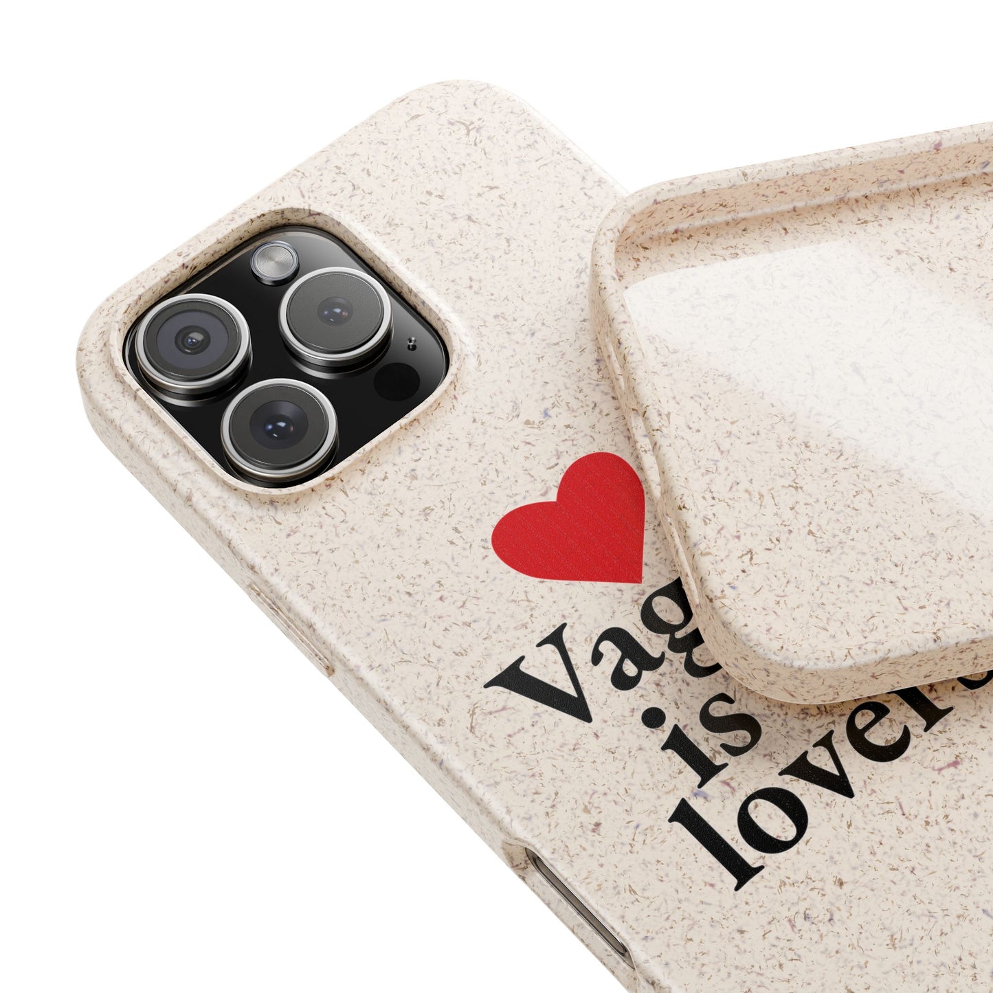 Biodegradable Phone Case — "Vagina Is For Lovers" Eco-Friendly iPhone Cover