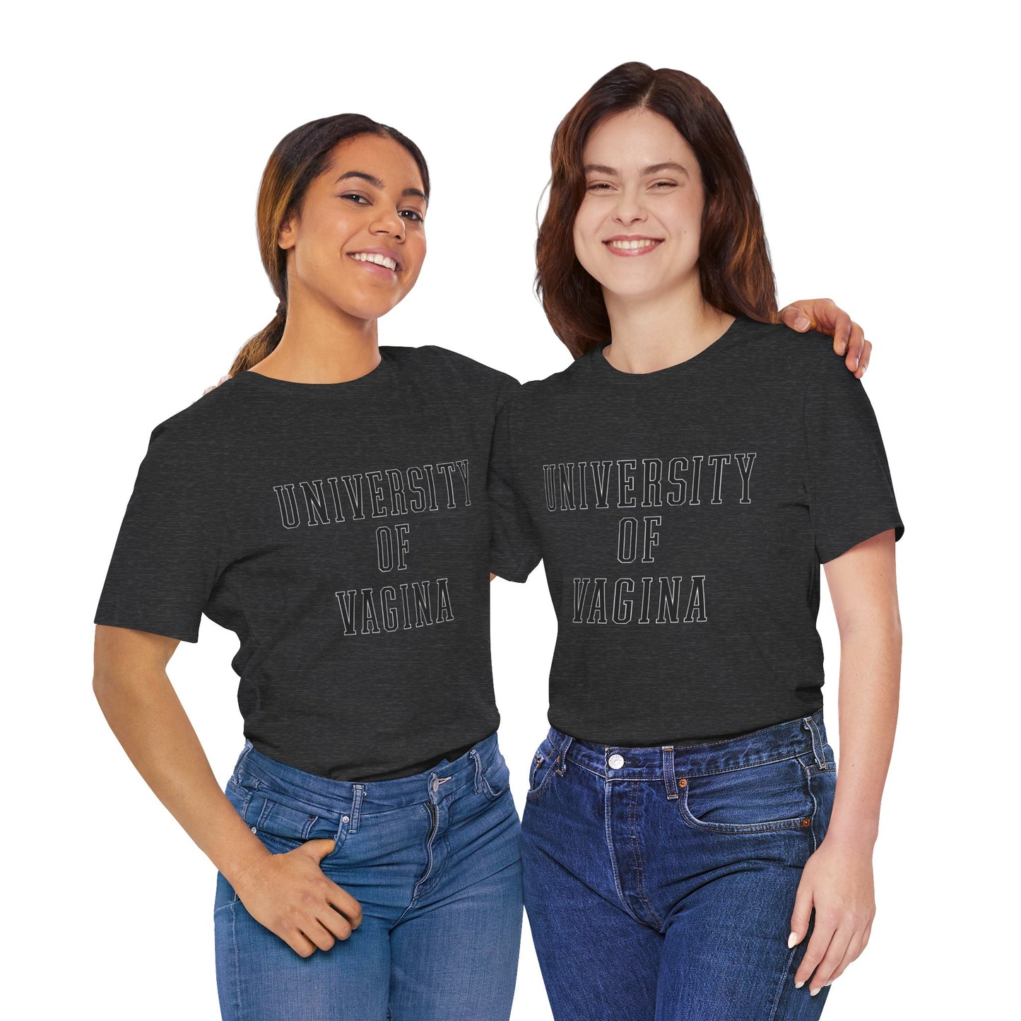 "University of Vagina" - College Style T-Shirt