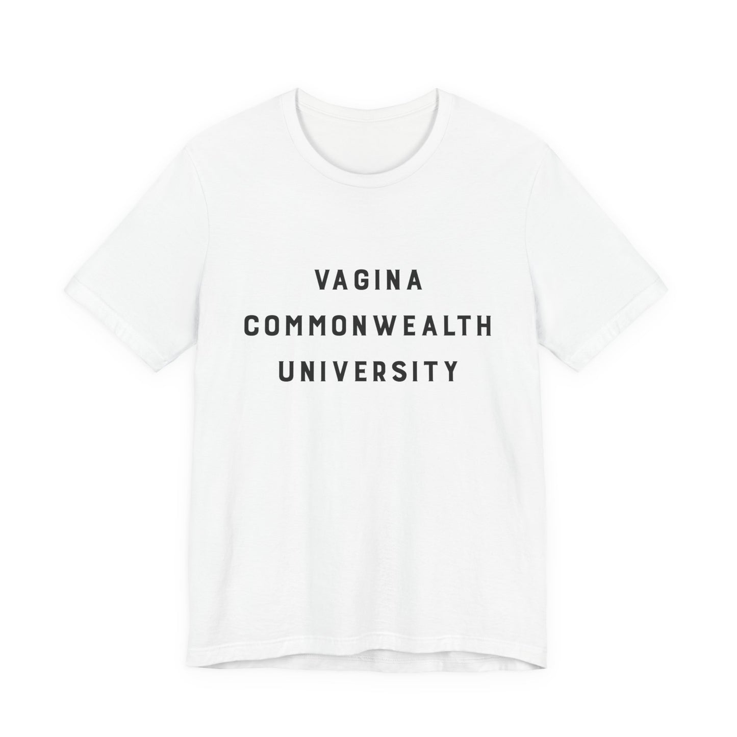 Vagina Commonwealth University Tee — Feminist College Humor Graphic T-Shirt
