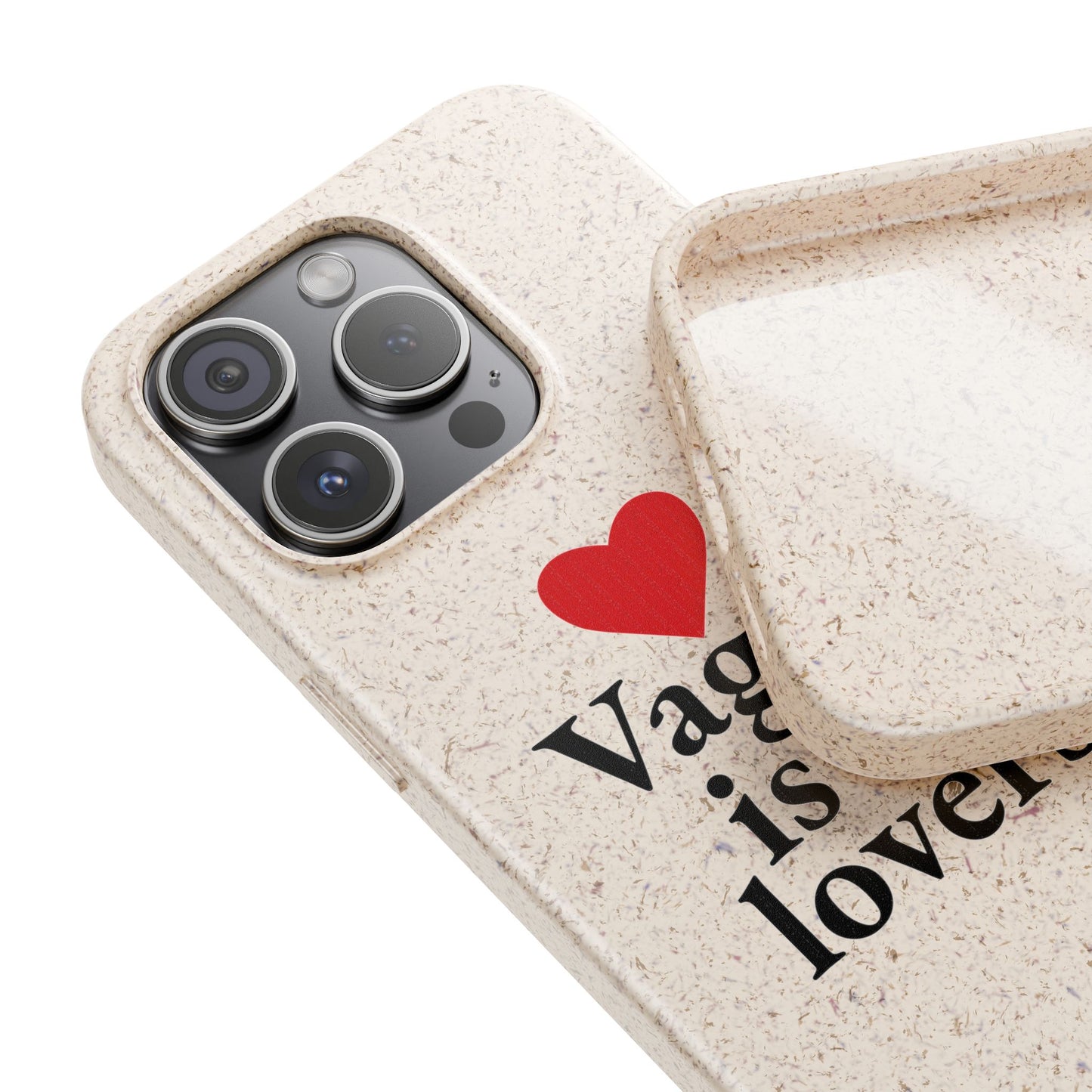 Biodegradable Phone Case — "Vagina Is For Lovers" Eco-Friendly iPhone Cover