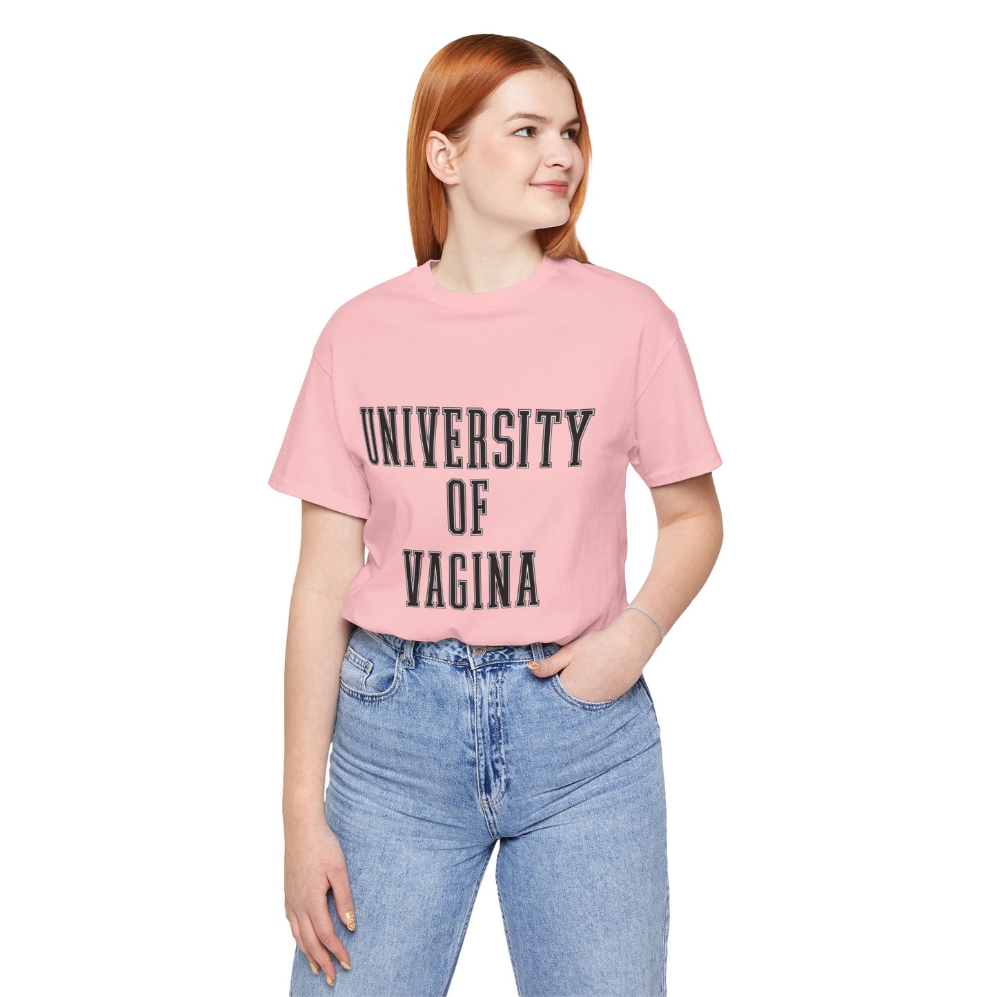 "University of Vagina" - College Style T-Shirt