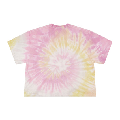 "It's A Vagina Vibe" Tie-Dye Feminist Graphic Top - Crop Tee