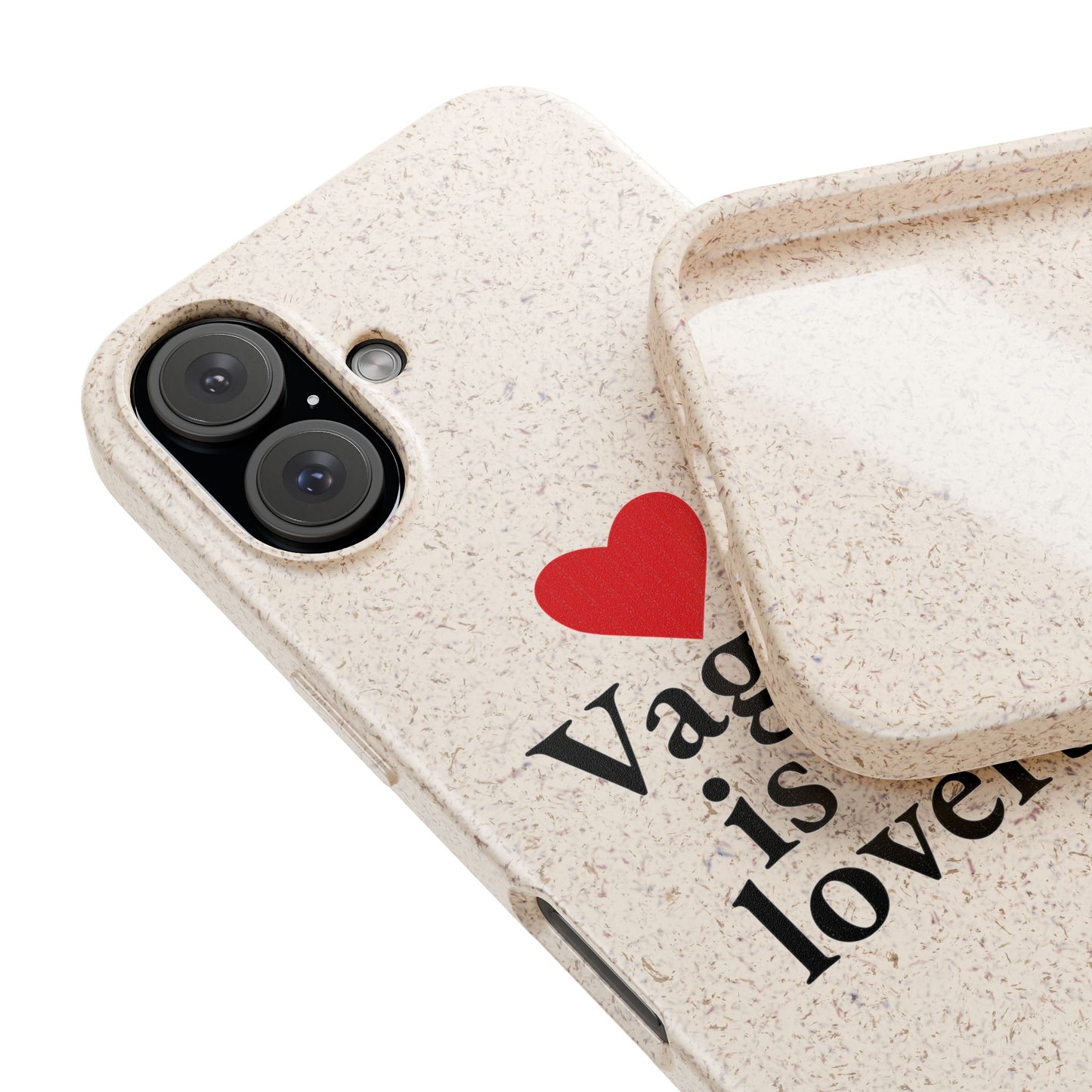 Biodegradable Phone Case — "Vagina Is For Lovers" Eco-Friendly iPhone Cover