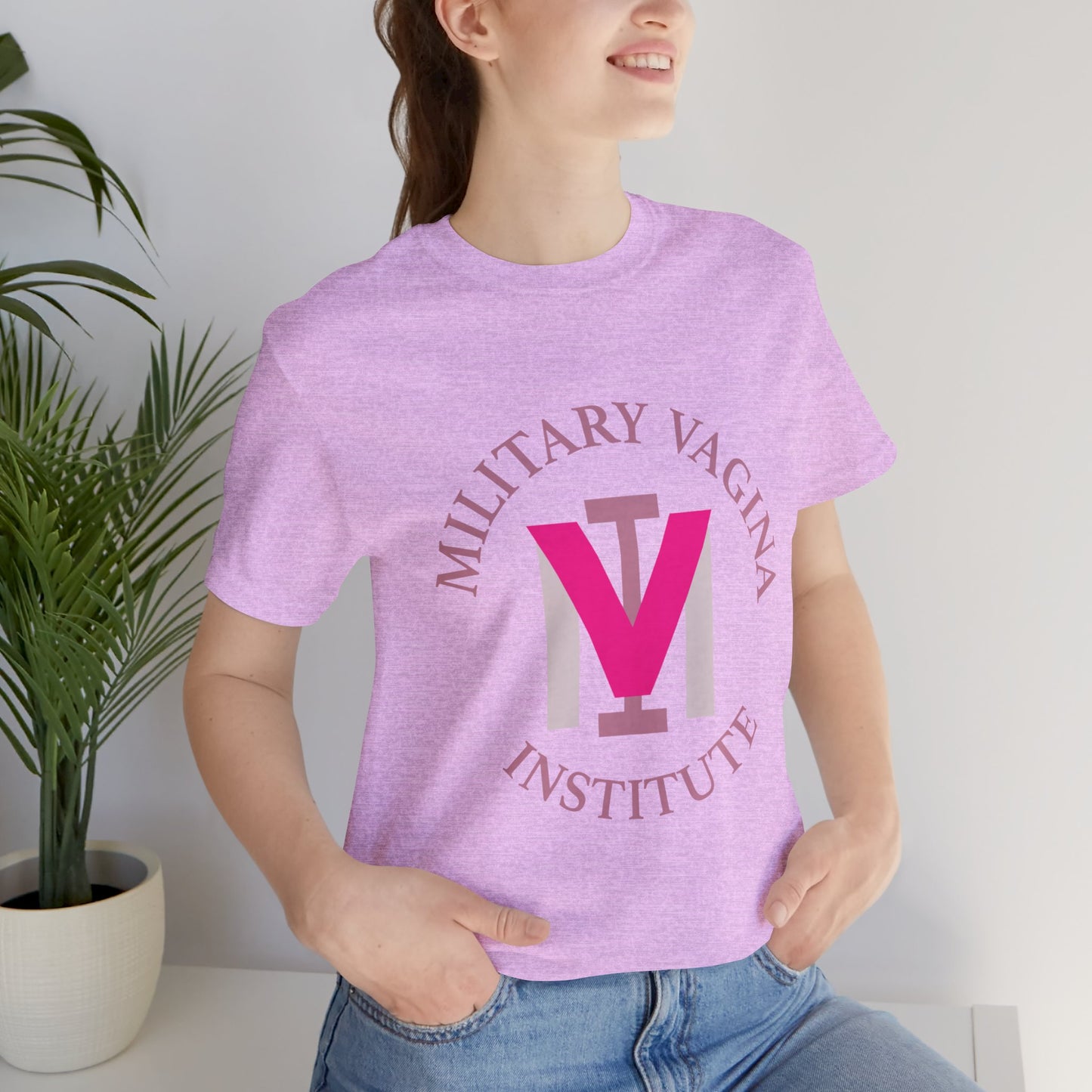 Military Vagina Institute Graphic Tee – Feminist Military-Inspired Shirt