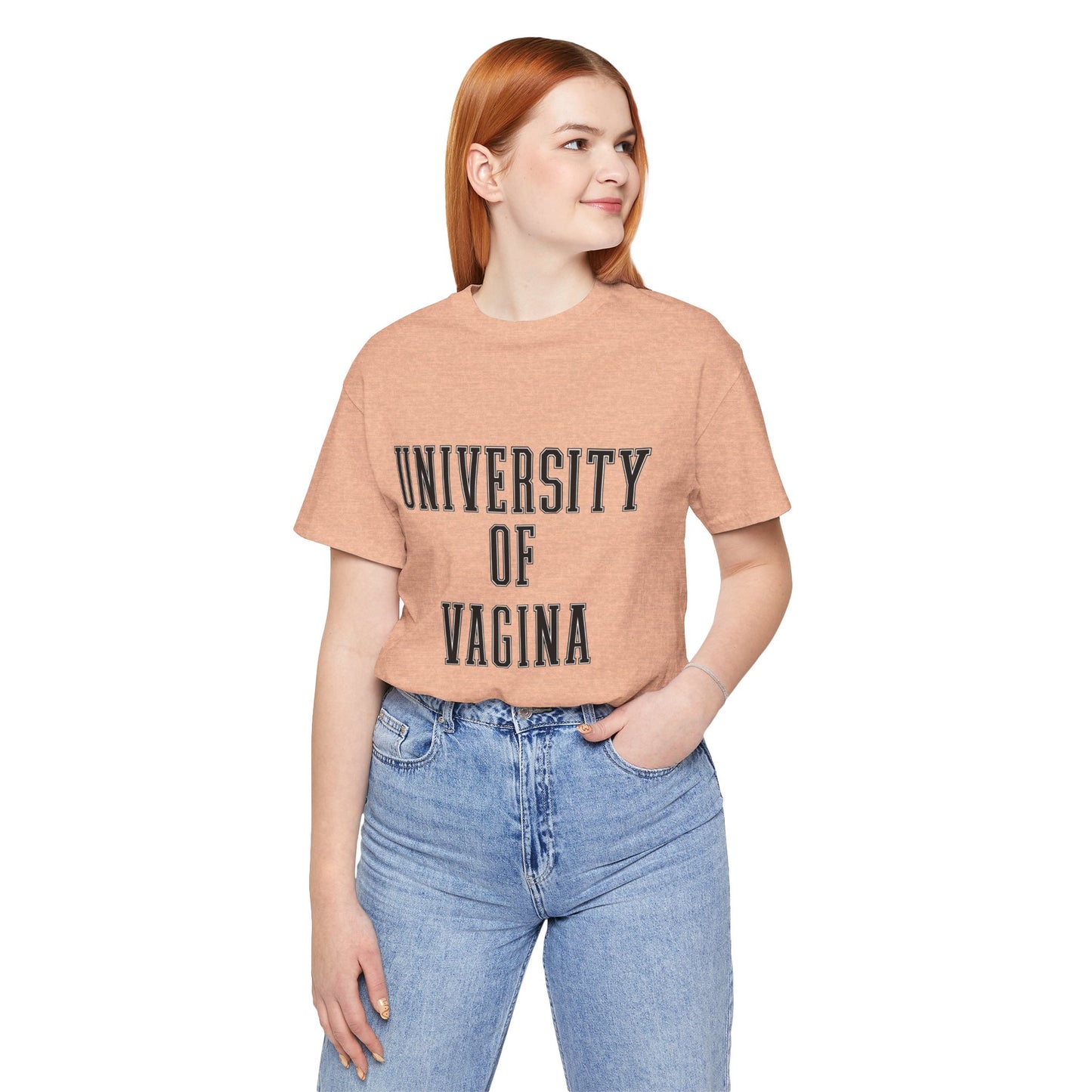 "University of Vagina" - College Style T-Shirt