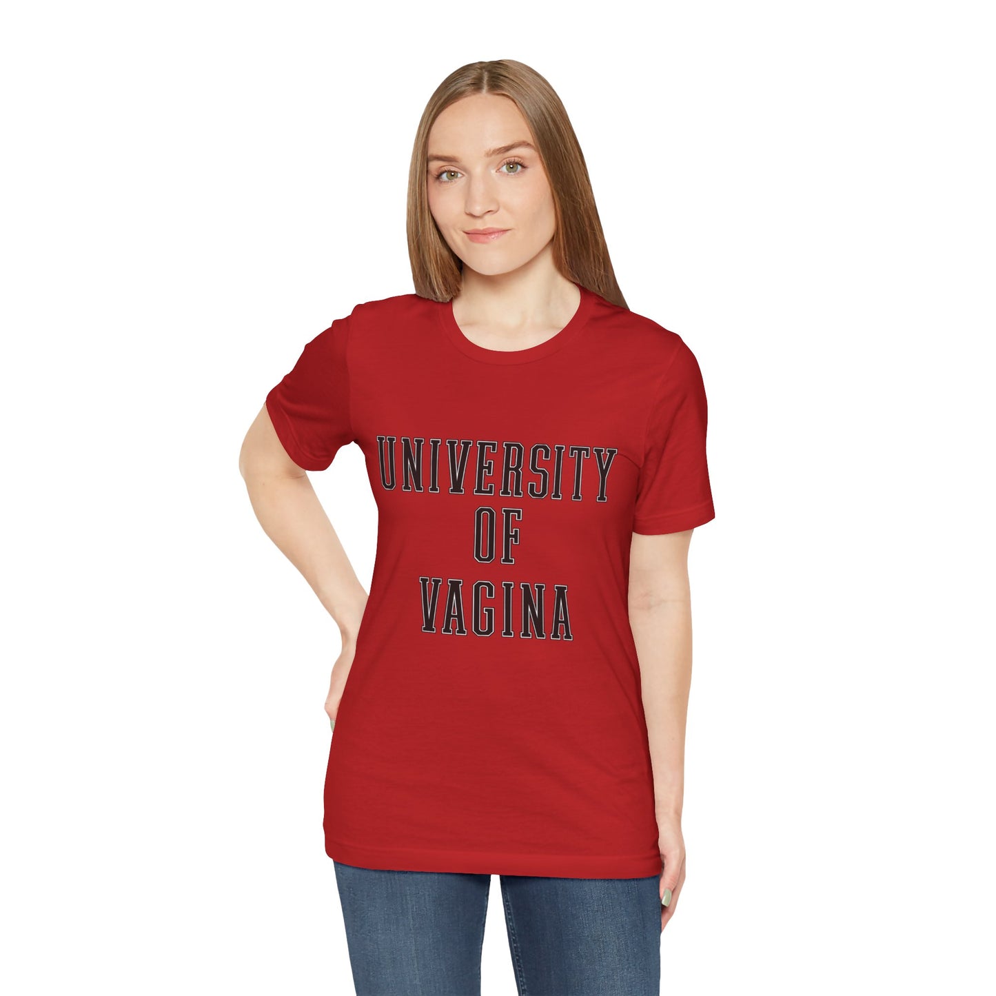 "University of Vagina" - College Style T-Shirt