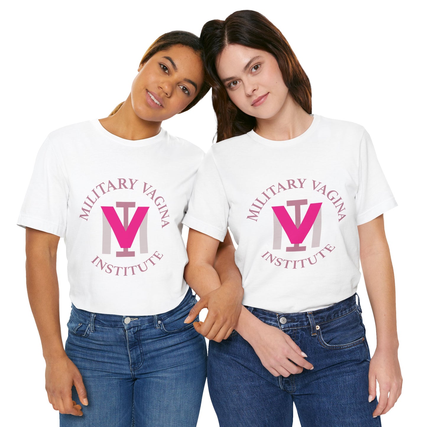 Military Vagina Institute Graphic Tee – Feminist Military-Inspired Shirt
