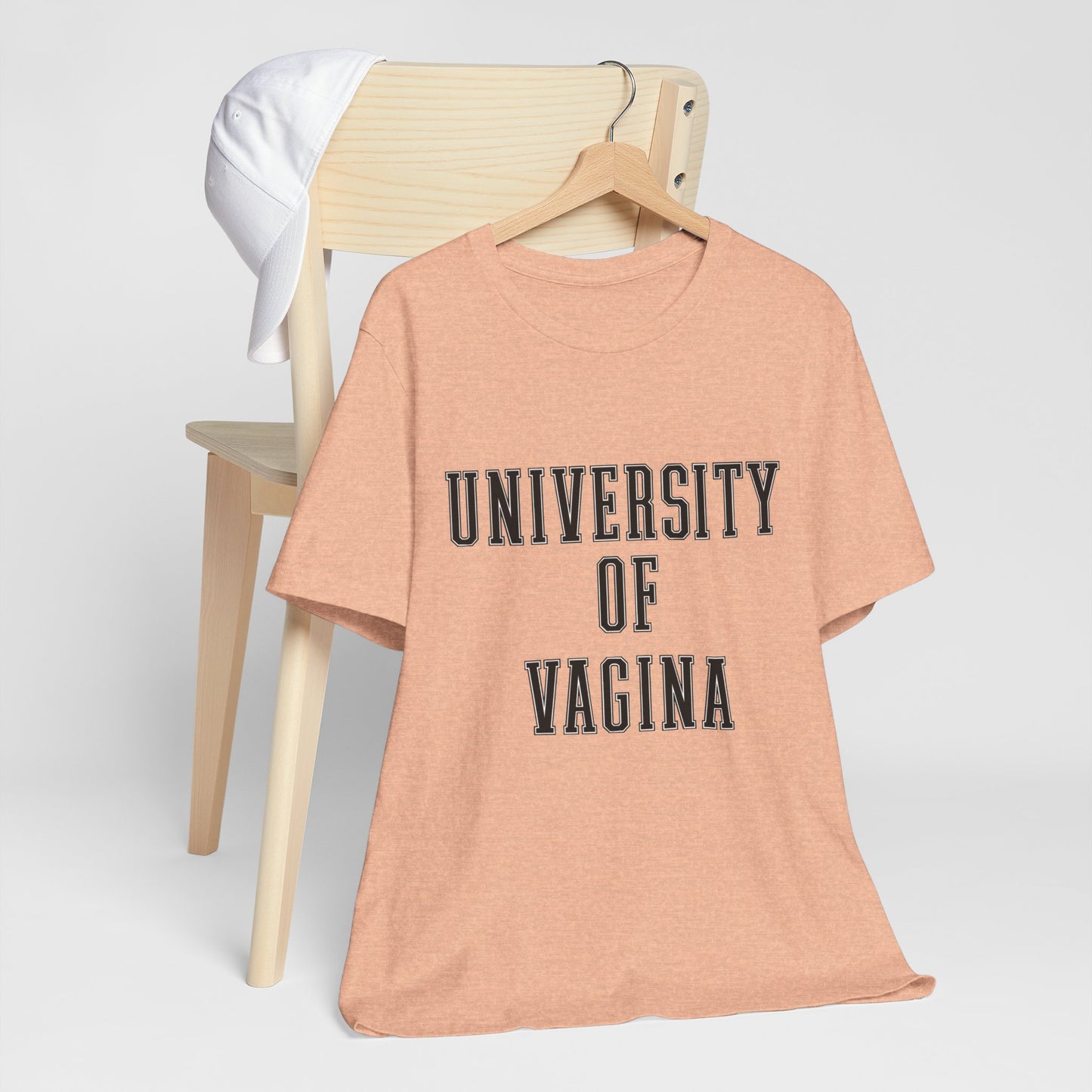 "University of Vagina" - College Style T-Shirt