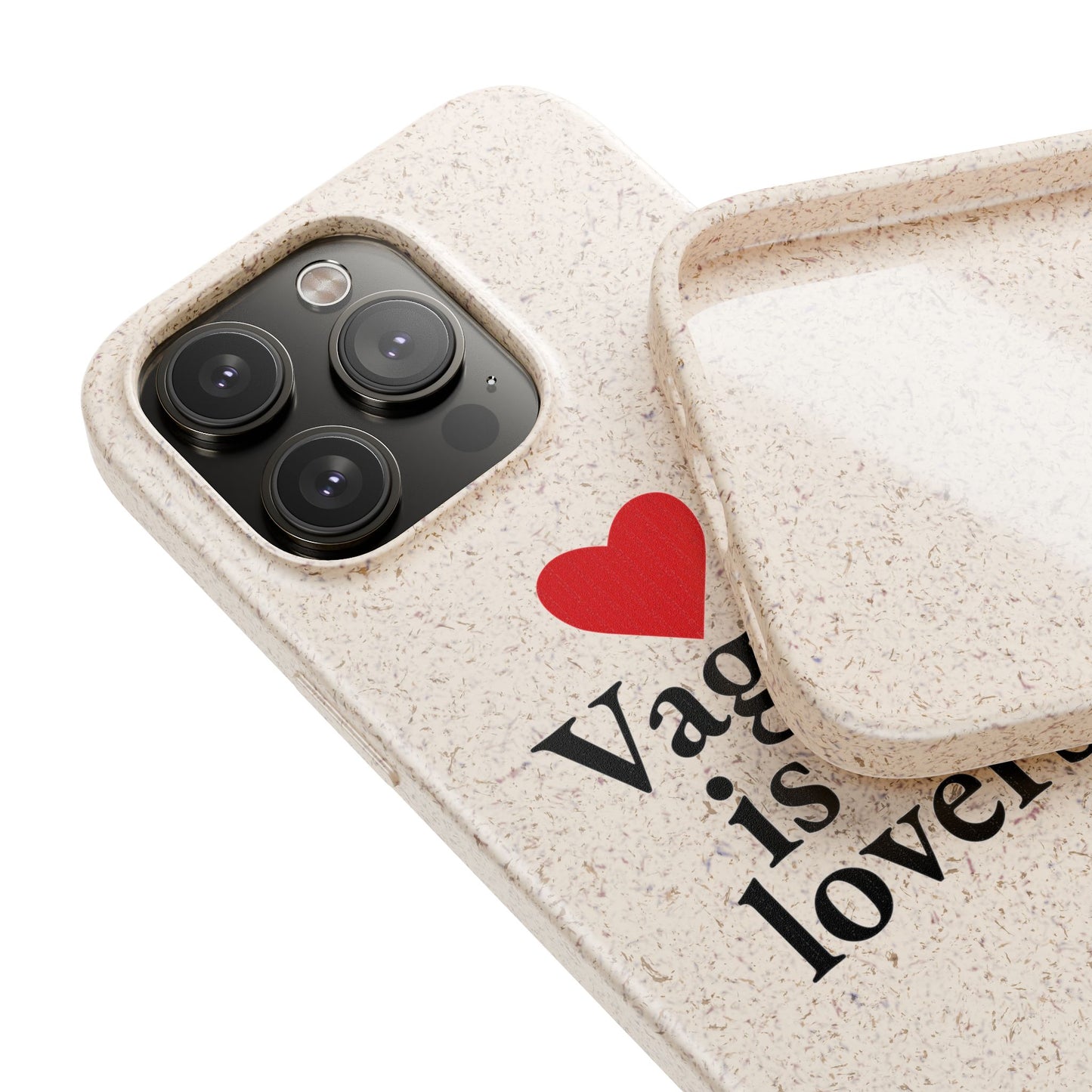 Biodegradable Phone Case — "Vagina Is For Lovers" Eco-Friendly iPhone Cover