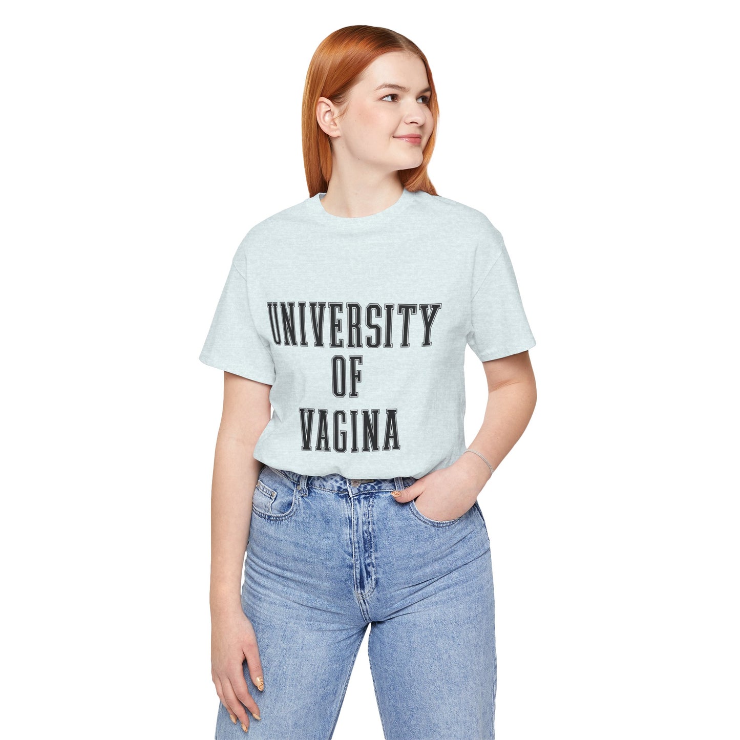 "University of Vagina" - College Style T-Shirt