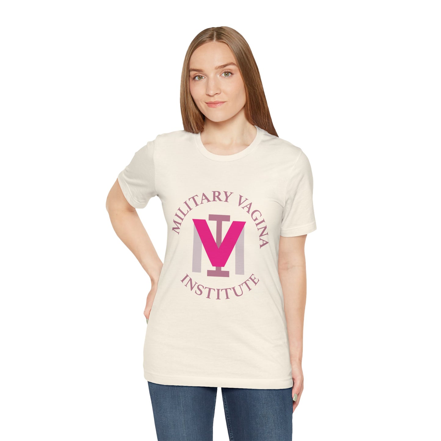 Military Vagina Institute Graphic Tee – Feminist Military-Inspired Shirt