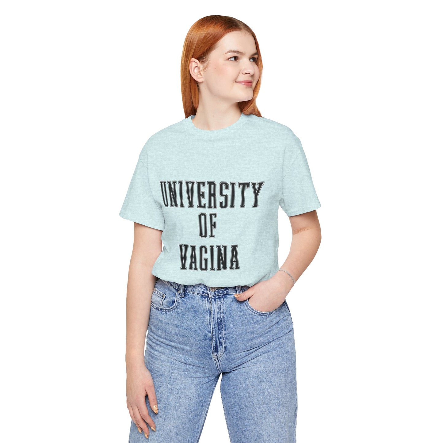 "University of Vagina" - College Style T-Shirt