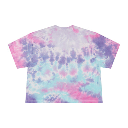 "It's A Vagina Vibe" Tie-Dye Feminist Graphic Top - Crop Tee