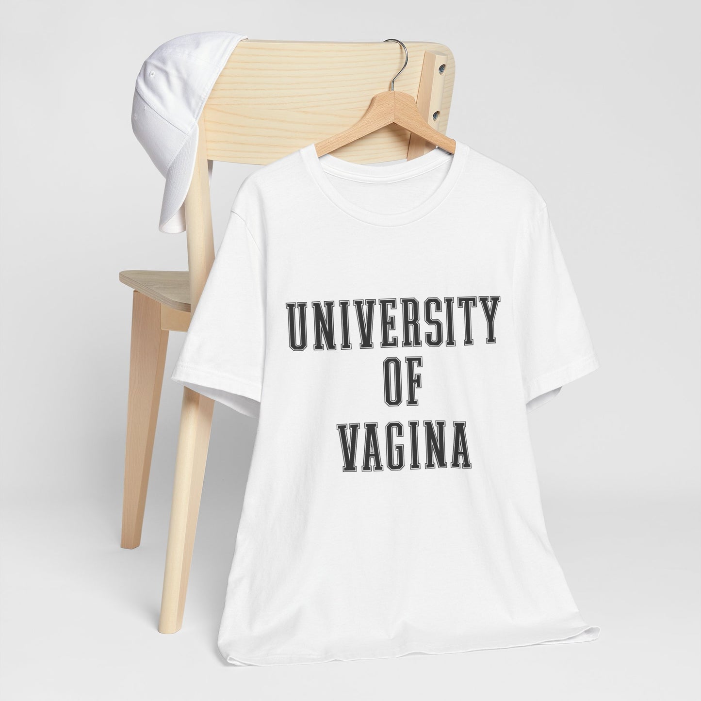 "University of Vagina" - College Style T-Shirt
