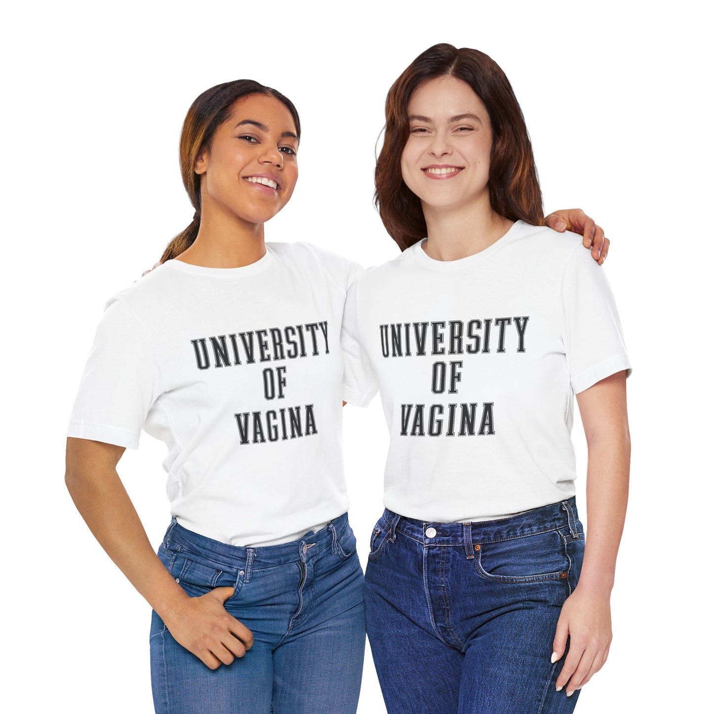 "University of Vagina" - College Style T-Shirt