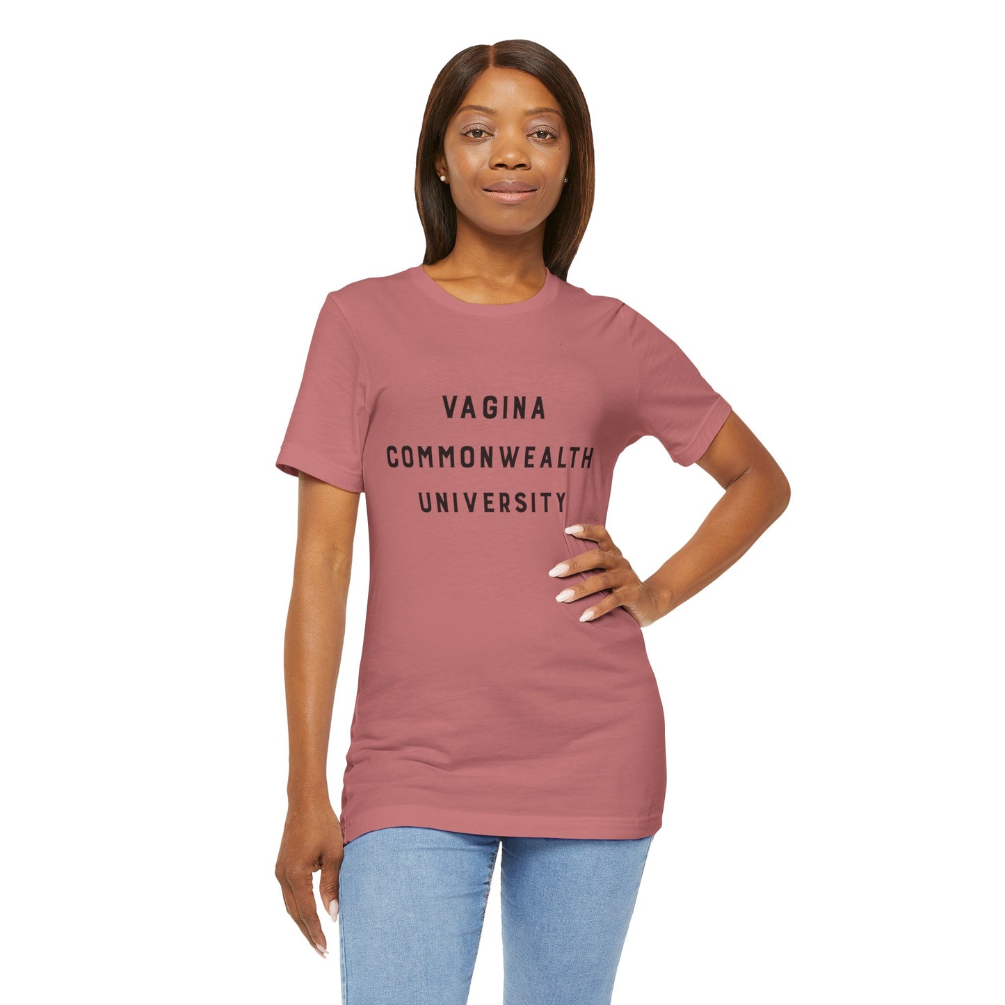 Vagina Commonwealth University Tee — Feminist College Humor Graphic T-Shirt