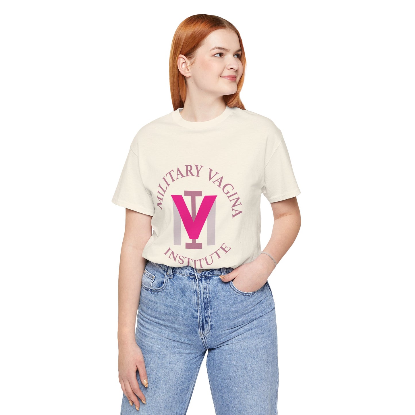 Military Vagina Institute Graphic Tee – Feminist Military-Inspired Shirt