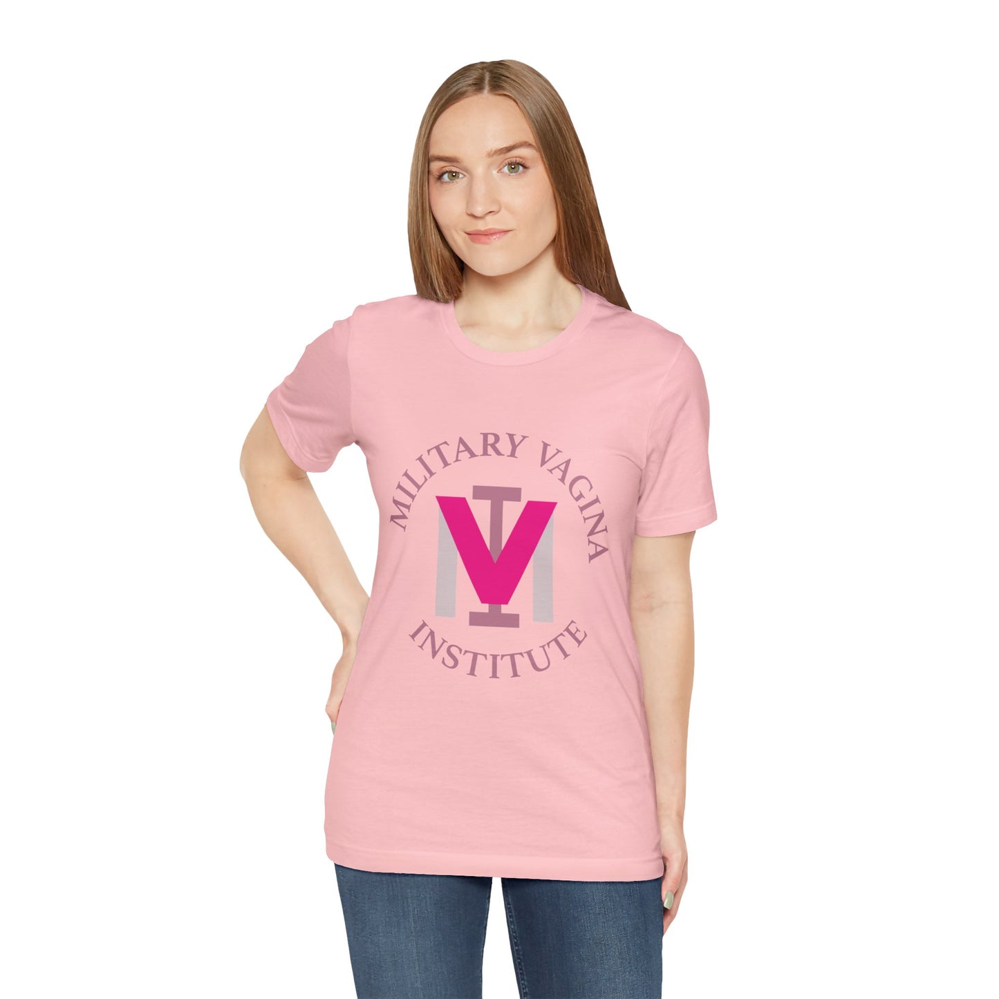 Military Vagina Institute Graphic Tee – Feminist Military-Inspired Shirt