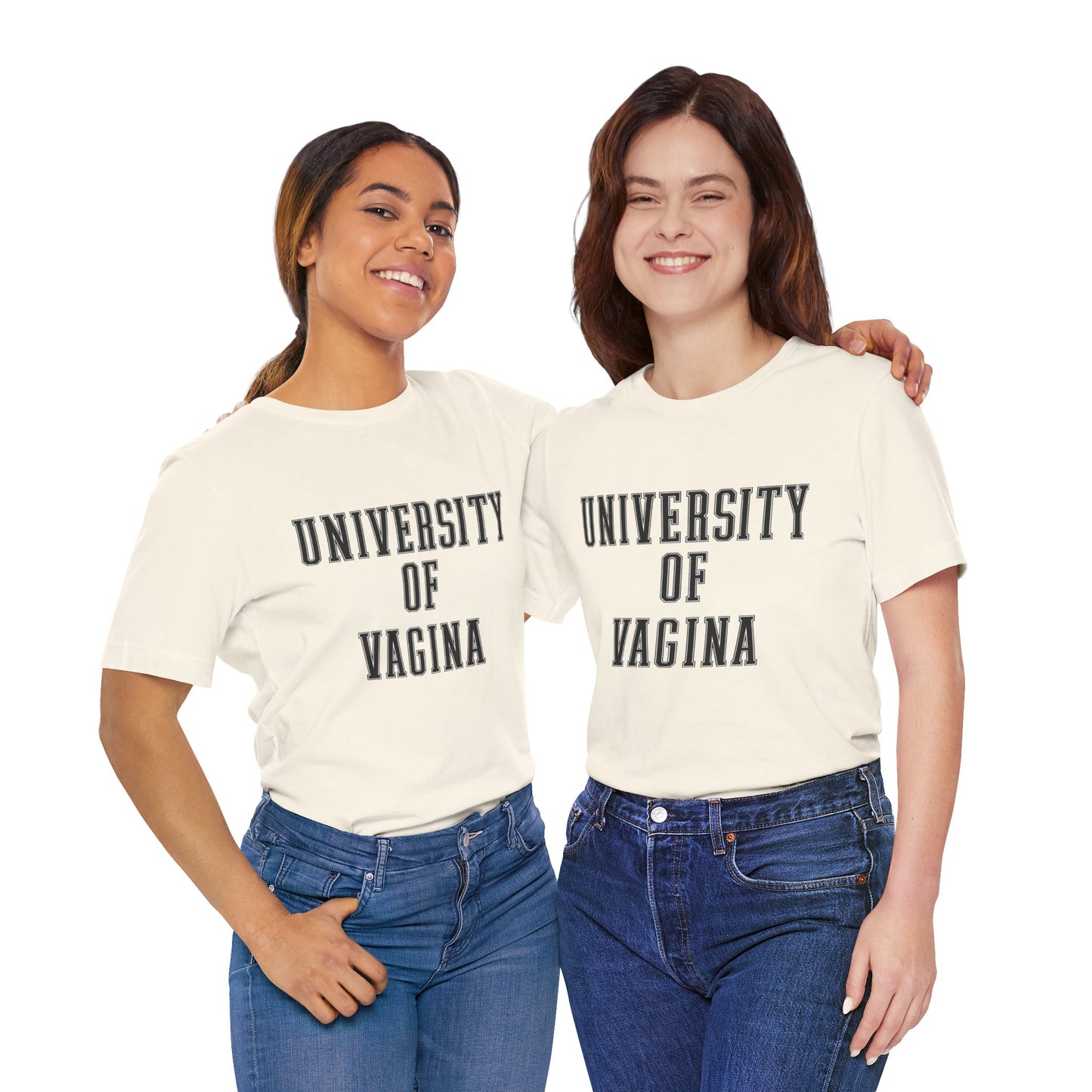 "University of Vagina" - College Style T-Shirt