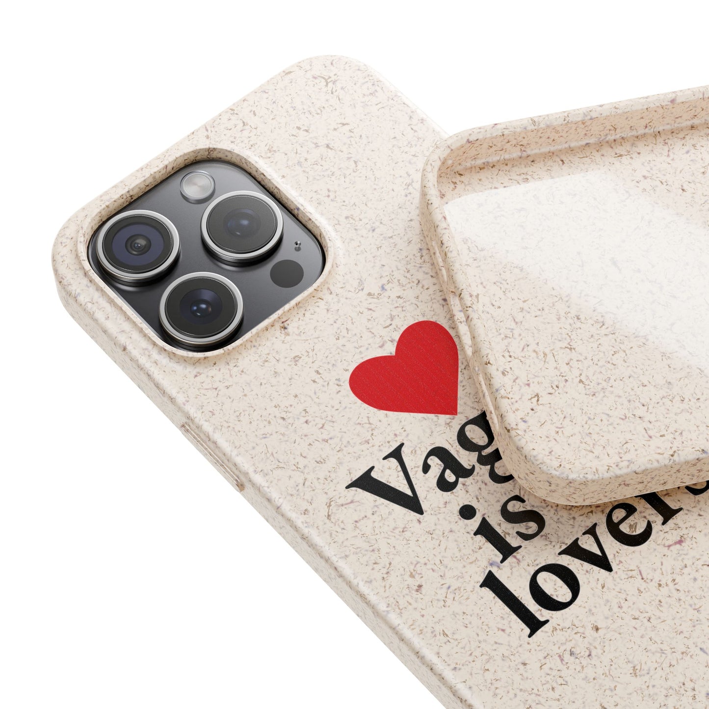 Biodegradable Phone Case — "Vagina Is For Lovers" Eco-Friendly iPhone Cover
