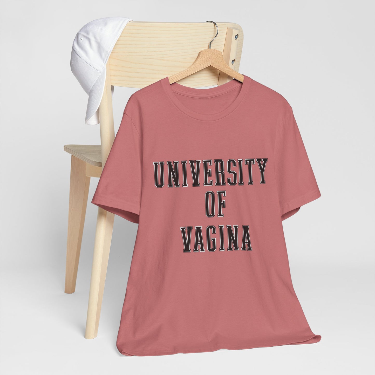 "University of Vagina" - College Style T-Shirt