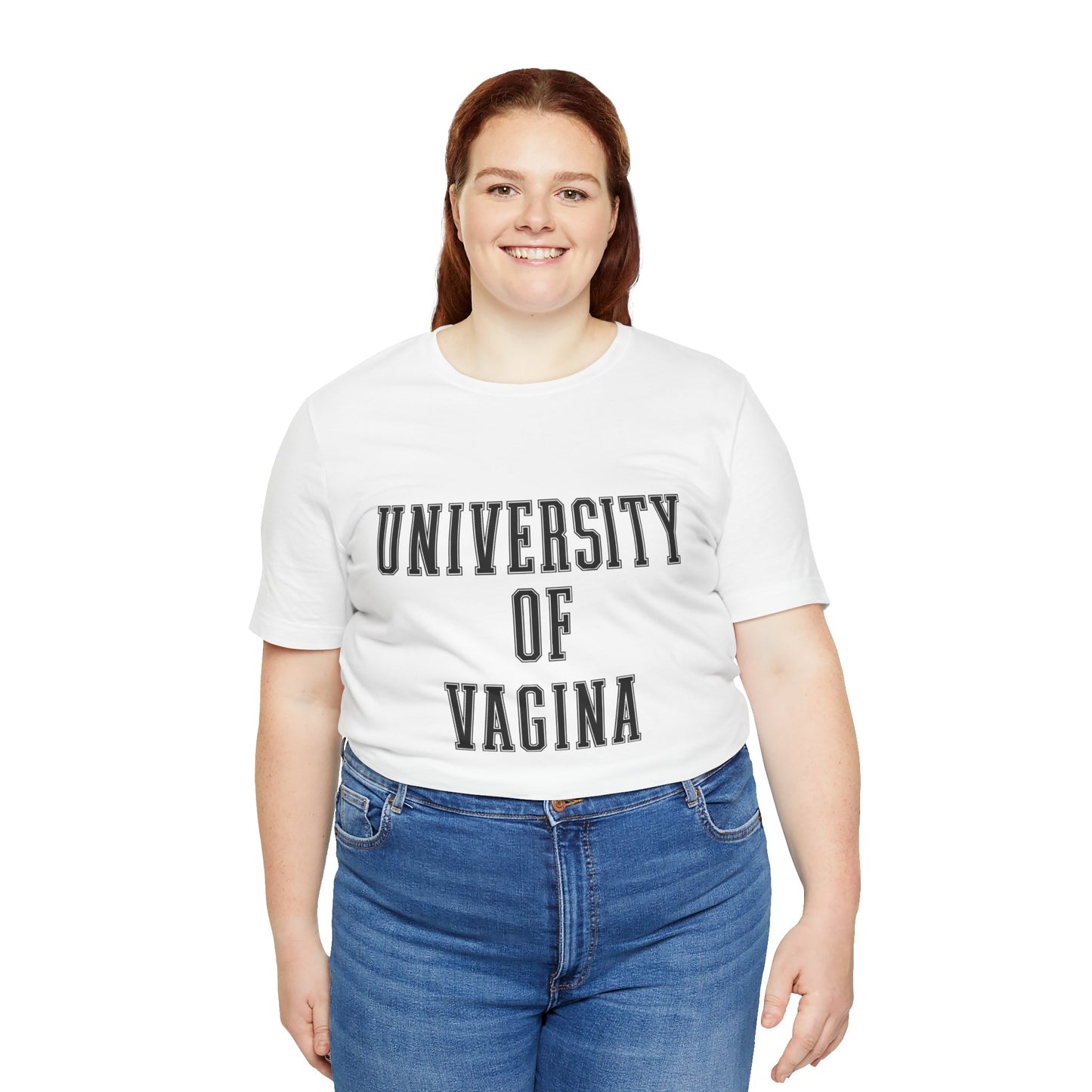 "University of Vagina" - College Style T-Shirt