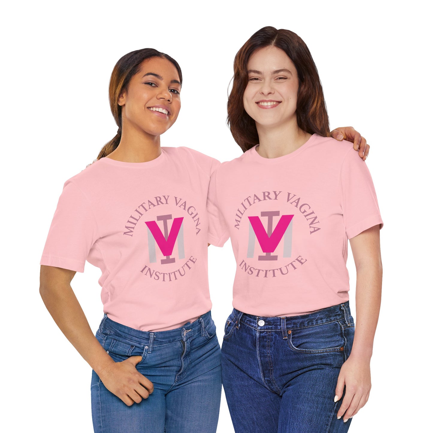 Military Vagina Institute Graphic Tee – Feminist Military-Inspired Shirt
