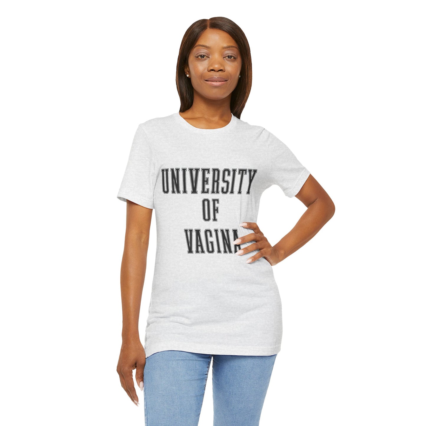 "University of Vagina" - College Style T-Shirt