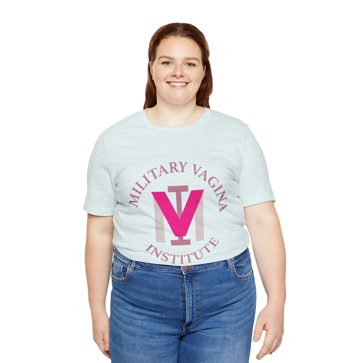 Military Vagina Institute Graphic Tee – Feminist Military-Inspired Shirt