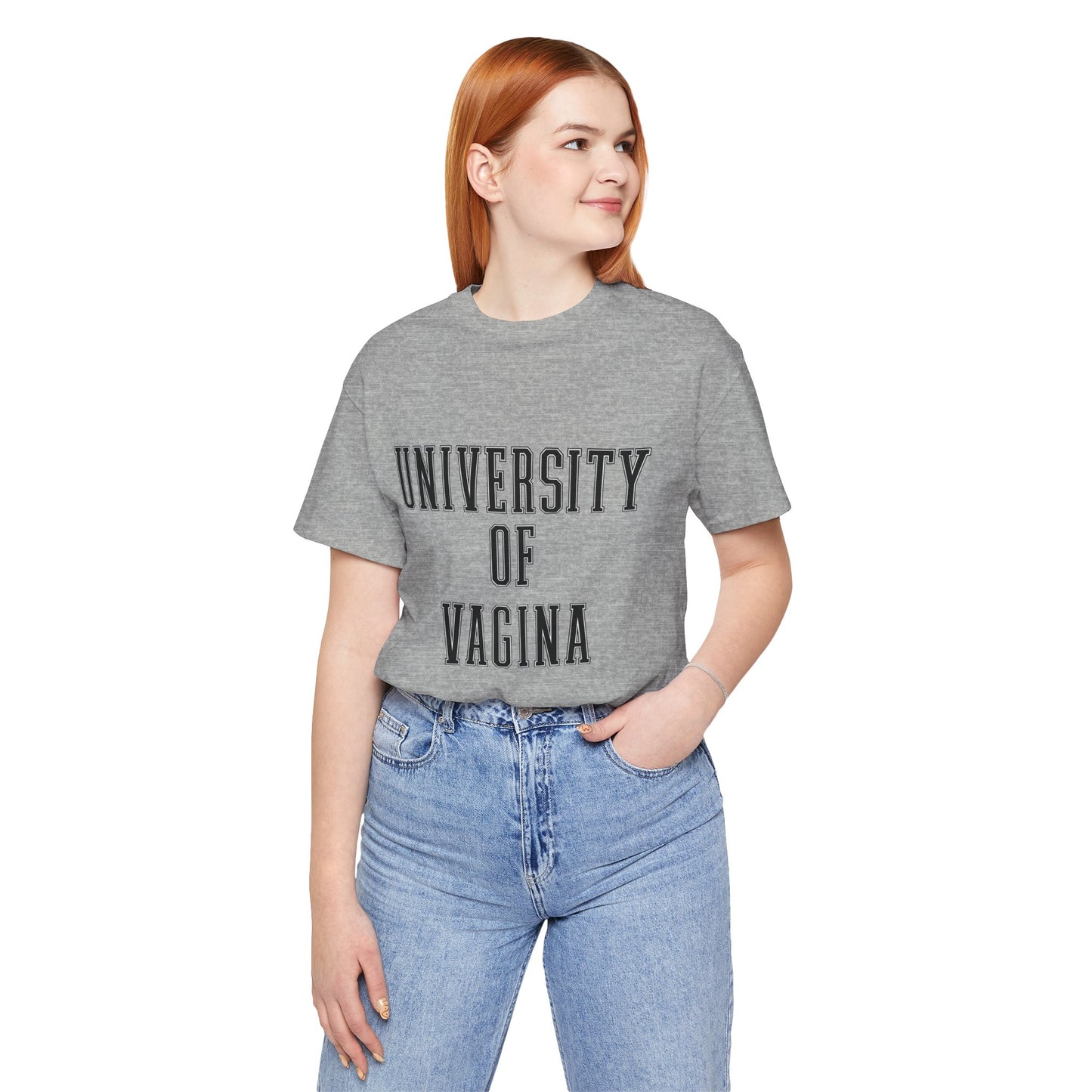 "University of Vagina" - College Style T-Shirt