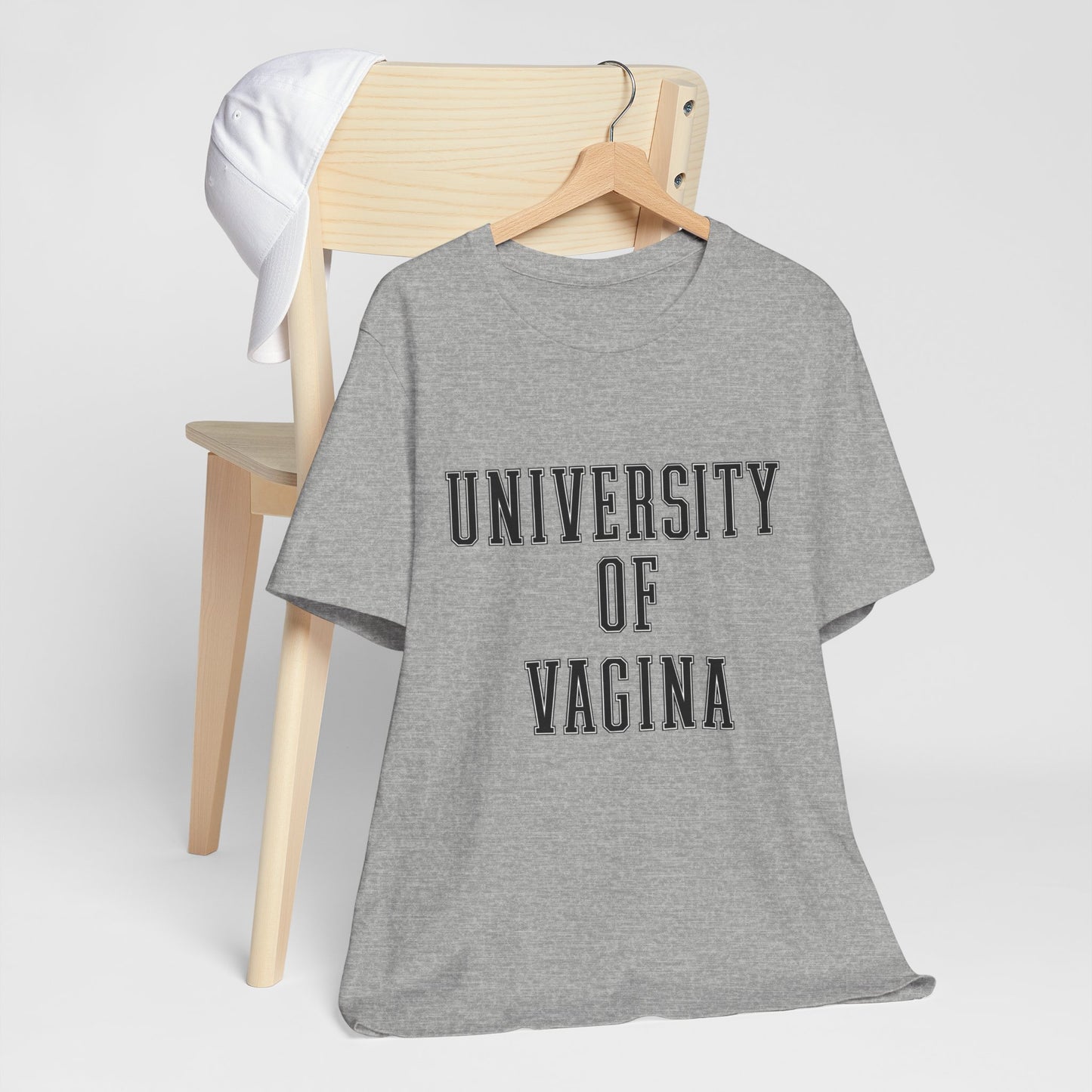 "University of Vagina" - College Style T-Shirt