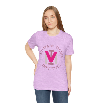 Military Vagina Institute Graphic Tee – Feminist Military-Inspired Shirt