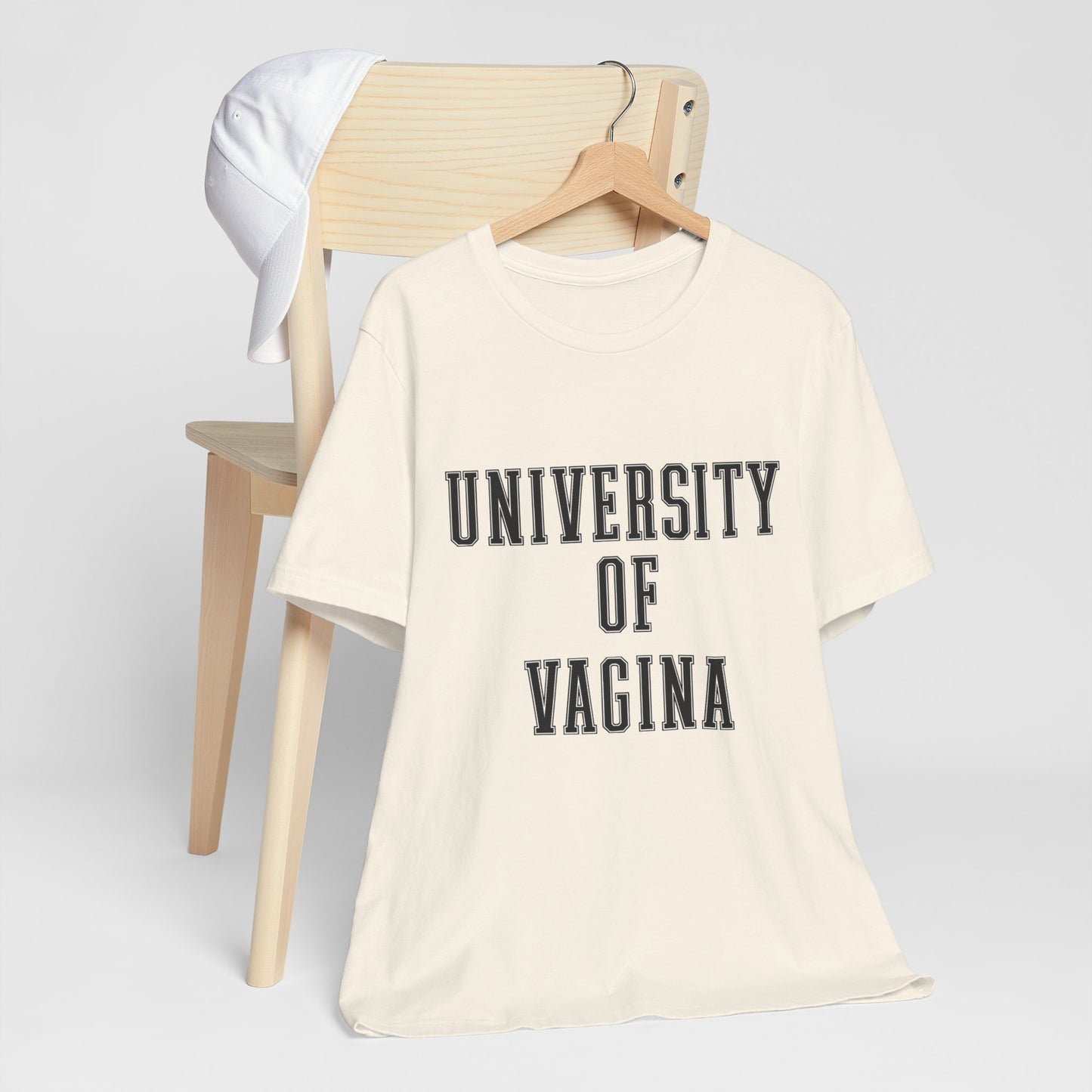 "University of Vagina" - College Style T-Shirt