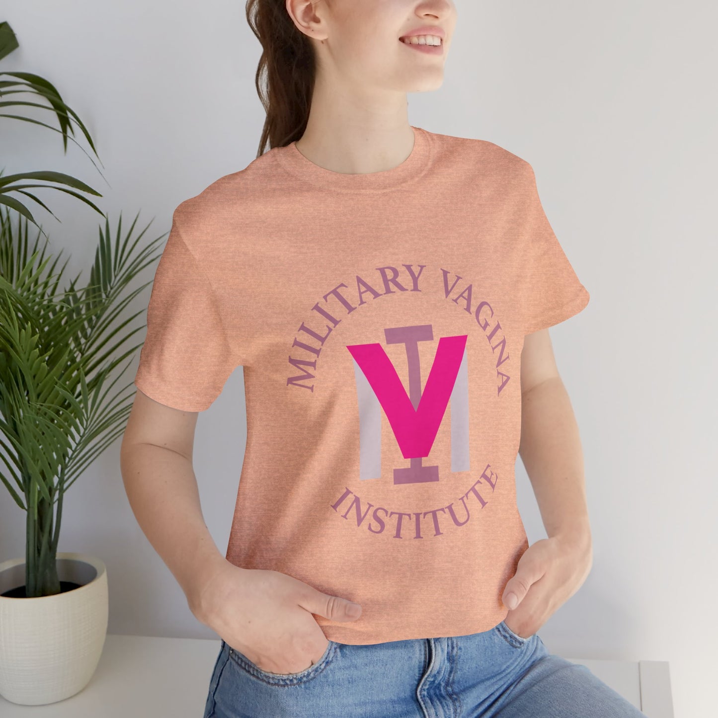 Military Vagina Institute Graphic Tee – Feminist Military-Inspired Shirt