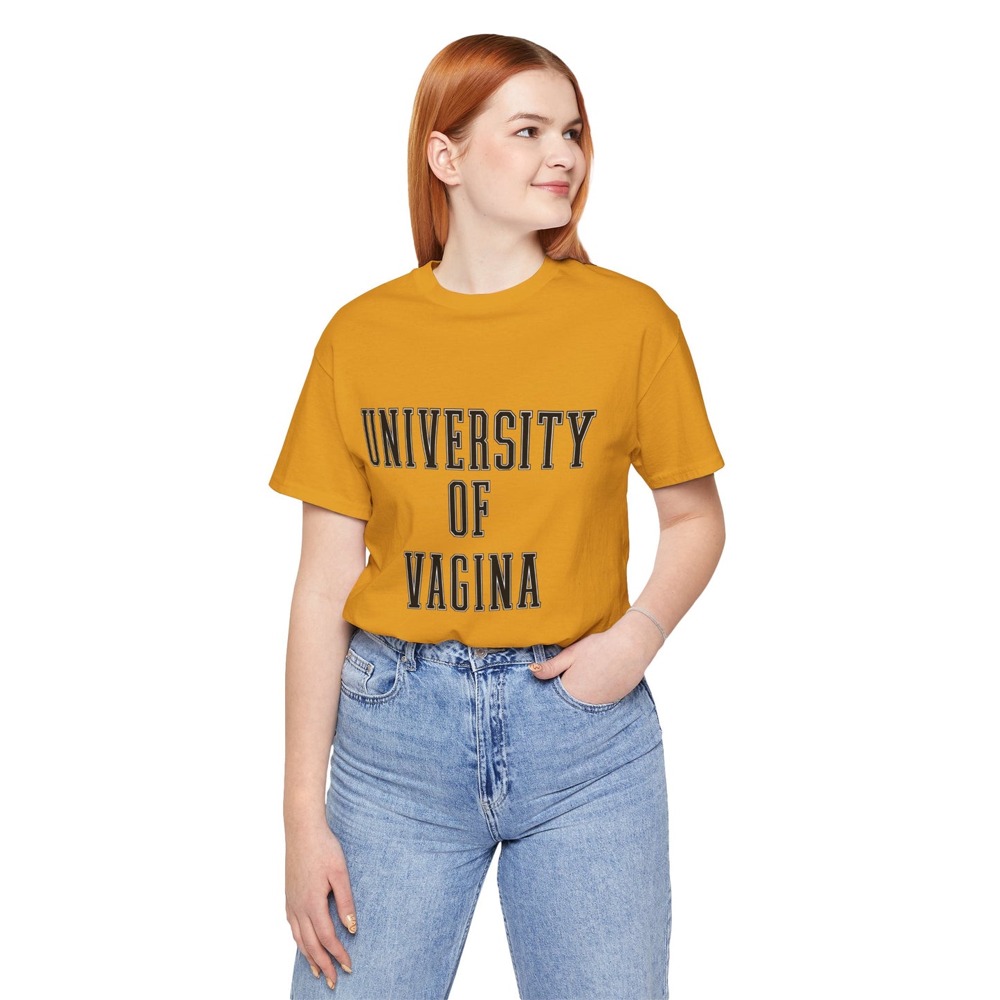 "University of Vagina" - College Style T-Shirt