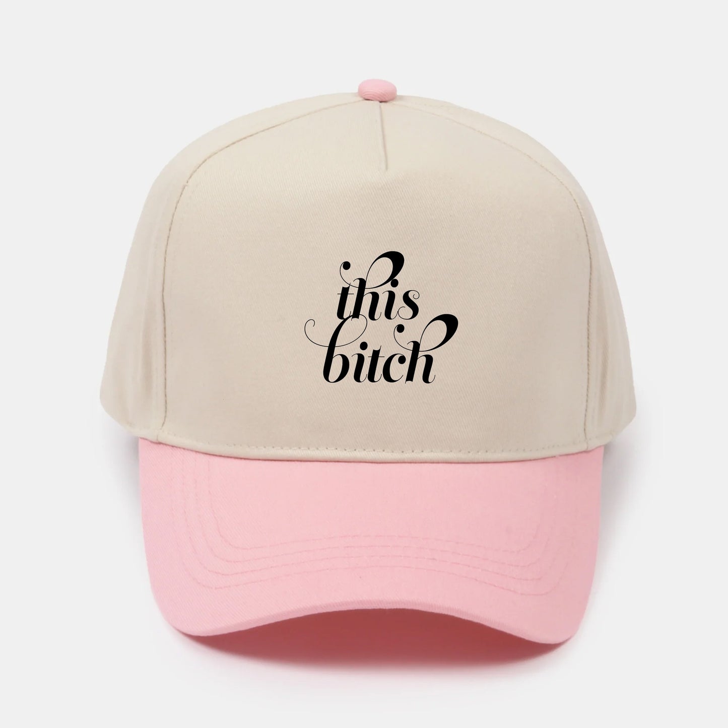 Two-Tone 5 Panel Baseball Cap