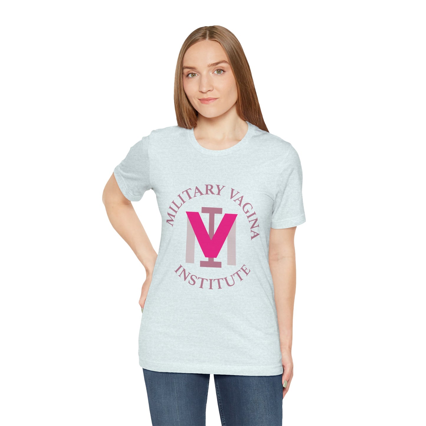 Military Vagina Institute Graphic Tee – Feminist Military-Inspired Shirt