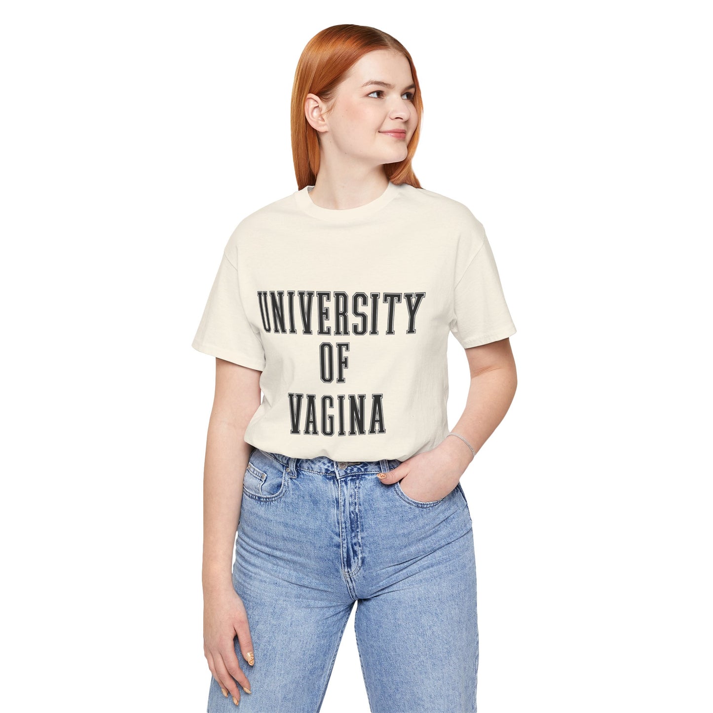 "University of Vagina" - College Style T-Shirt