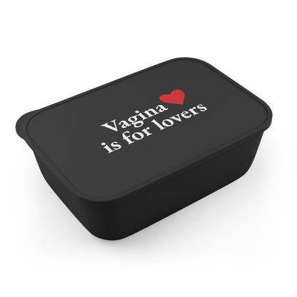 PLA Bento Box – "Vagina  is for lovers" Reusable Lunch Container with Utensils