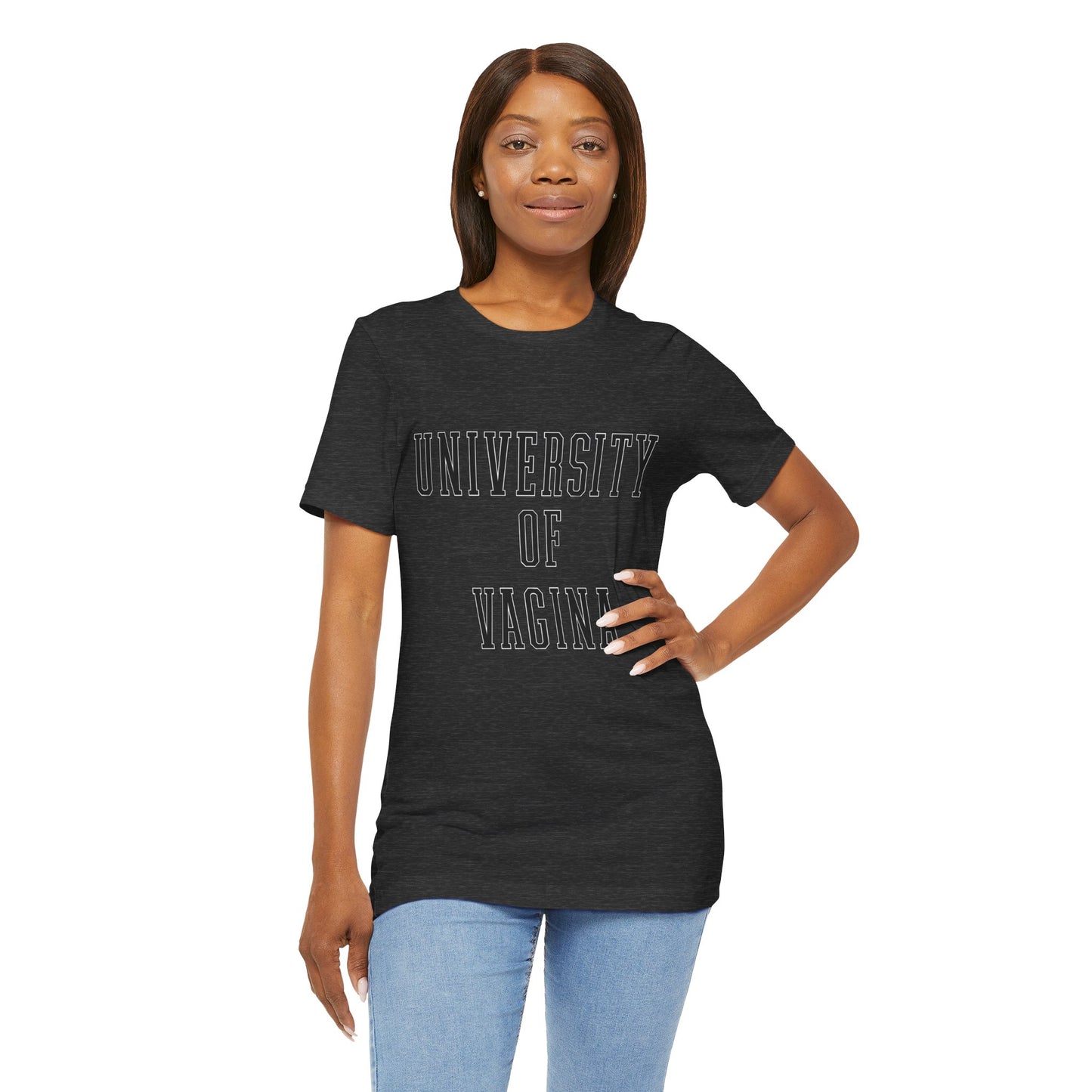 "University of Vagina" - College Style T-Shirt