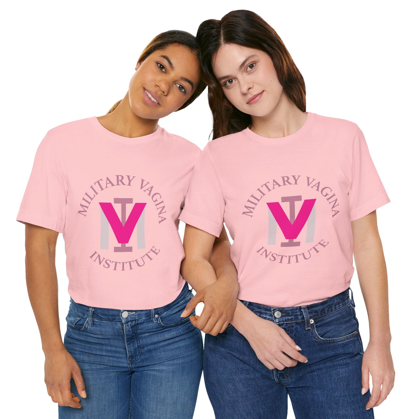 Military Vagina Institute Graphic Tee – Feminist Military-Inspired Shirt