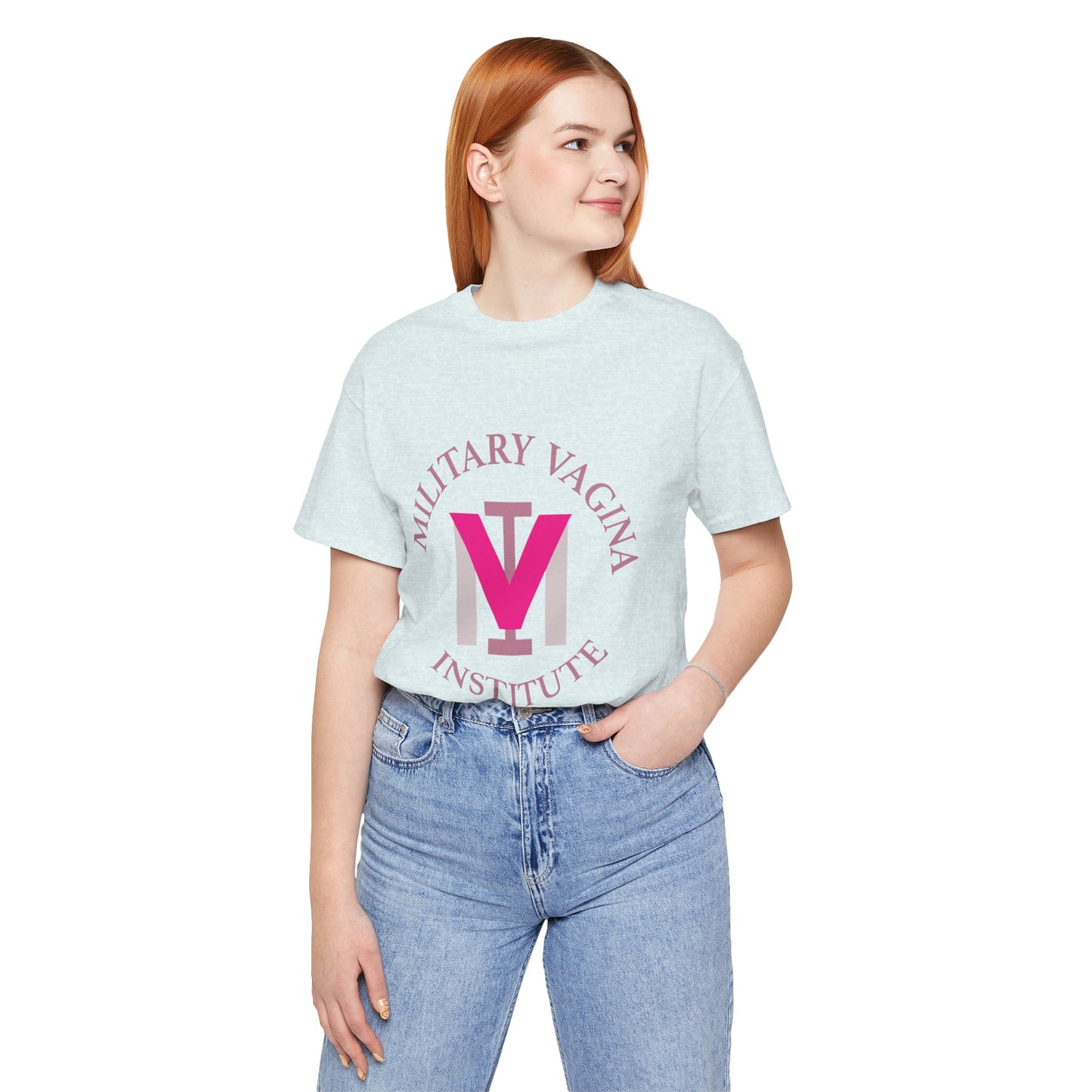 Military Vagina Institute Graphic Tee – Feminist Military-Inspired Shirt