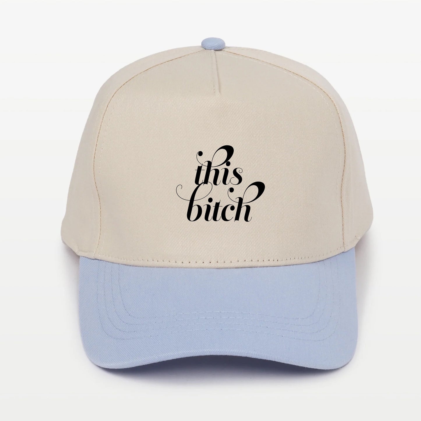 Two-Tone 5 Panel Baseball Cap