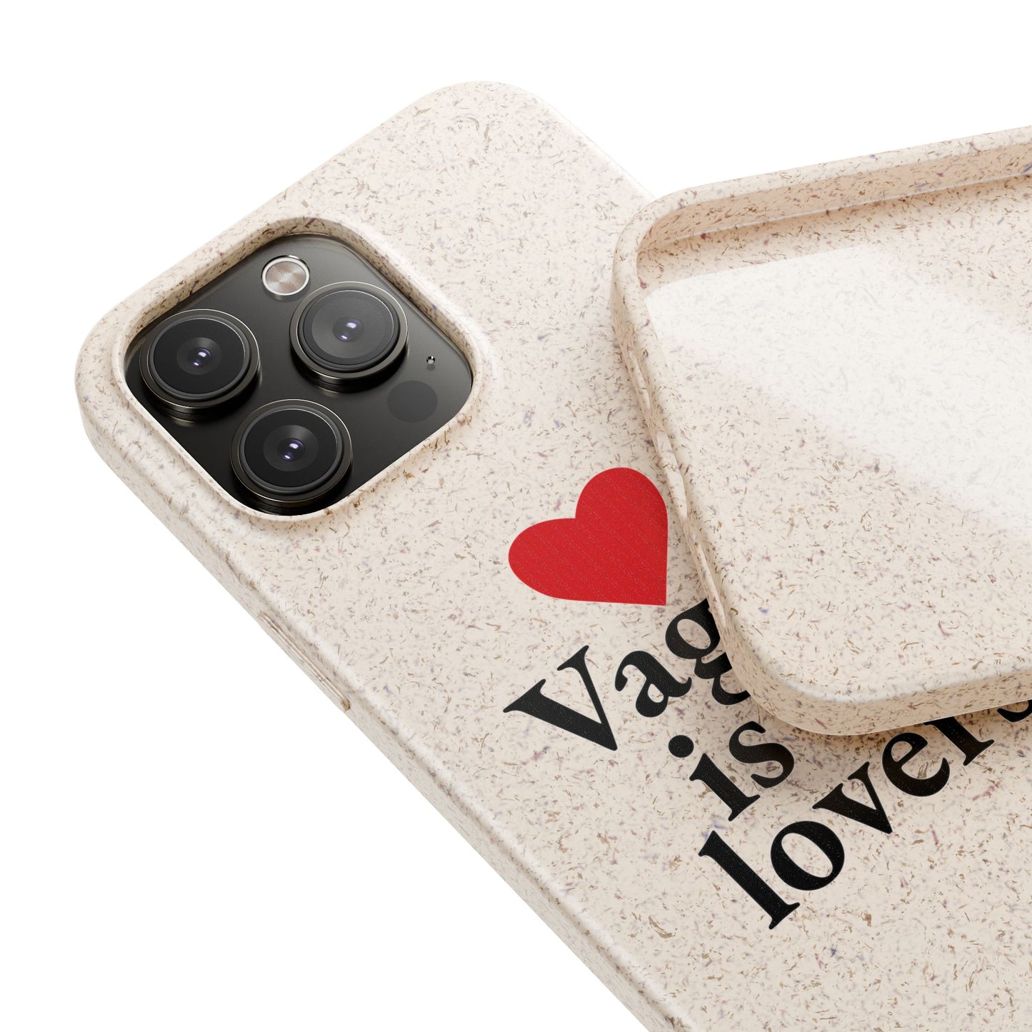 Biodegradable Phone Case — "Vagina Is For Lovers" Eco-Friendly iPhone Cover